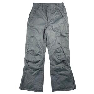 Arctic Quest Snow Pants Men Small Dark Gray Insulated‎ Ski Snowboard Cargo
